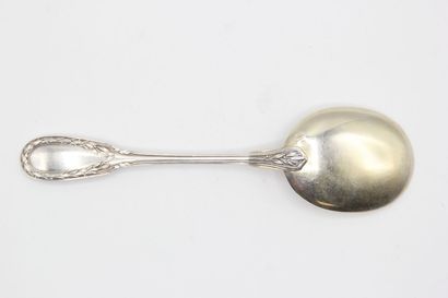 Service à glace en argent composé de ses...