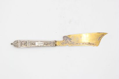 Service à mignardises en argent et argent...