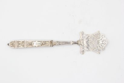 Service à mignardises en argent et argent...