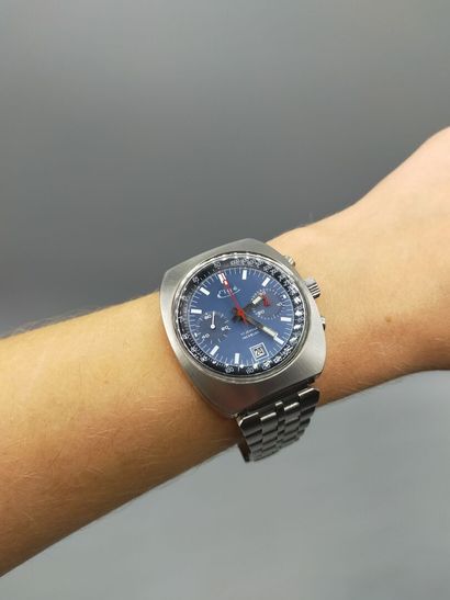 ELGE, 17 jewels incabloc.

Antimagnetic chronograph...