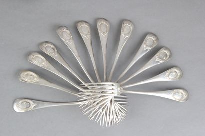 Baguette pattern silver household, the birth...
