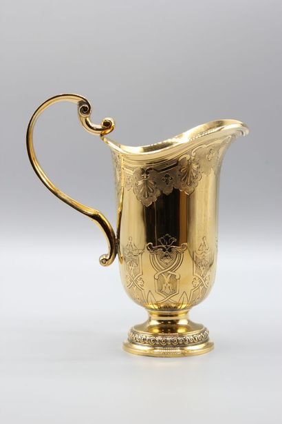 Regency style ewer or hanap made entirely...