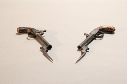 LIEGE

Pair of percussion pistols.

Barrels...