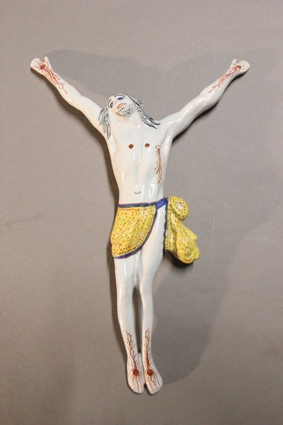 ROUEN.

Christ in polychrome earthenware.

Base...