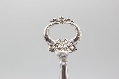 PARIS 1819-38.

Pair of double silver salerons...