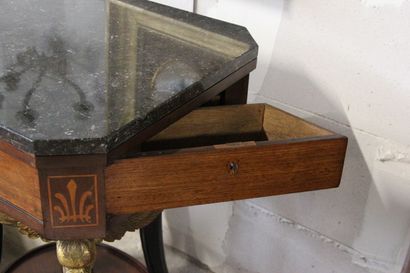 Mahogany and mahogany veneer dressing table.

Opens...