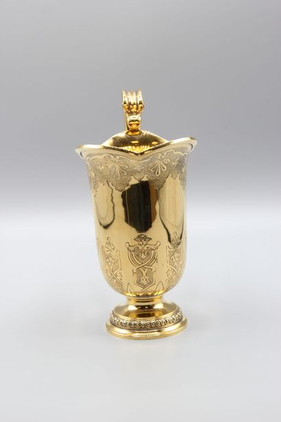 Regency style ewer or hanap made entirely...
