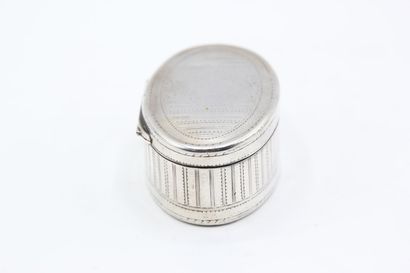 Rare silver snuffbox.

Inside in vermeil...