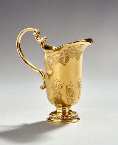 Regency style ewer or hanap made entirely...