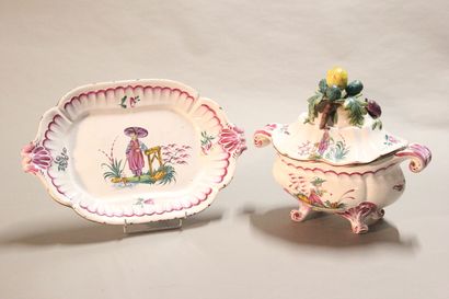 LUNEVILLE.

Covered tureen and its dormant...