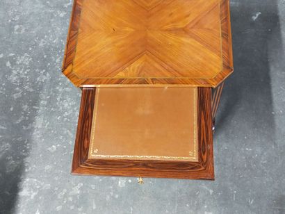 Living room table, all faces in rosewood...
