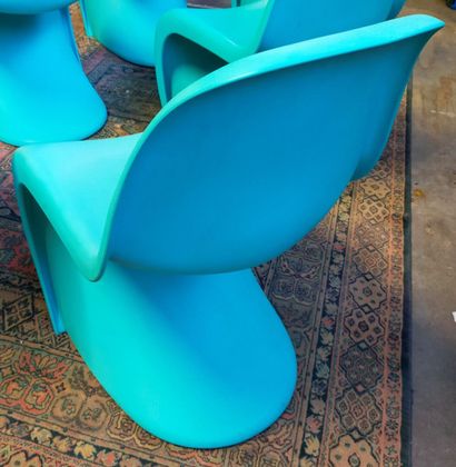 Verner PANTON (1926-1998)

Suite of six chairs...