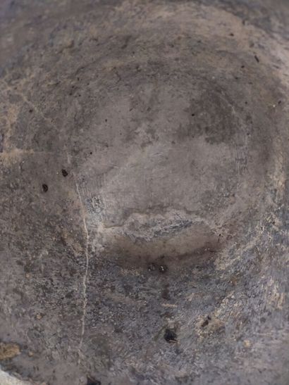 Marble stone stoup of circular shape

Decorated...