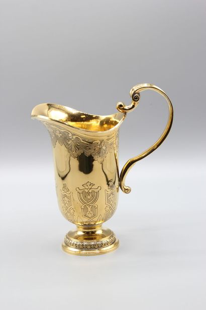 Regency style ewer or hanap made entirely...