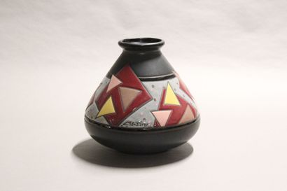 MONTIERES,Amiens

Vase of piriform form out...