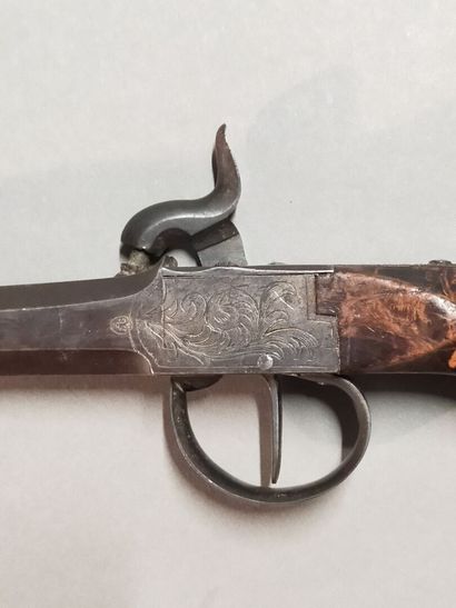 LIEGE

Pair of percussion pistols.

Barrels...
