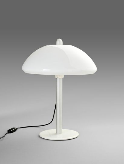 I GUZZINI.

Lamp of mushroom form. in metal...