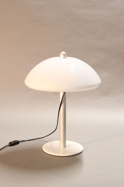 I GUZZINI.

Lamp of mushroom form. in metal...