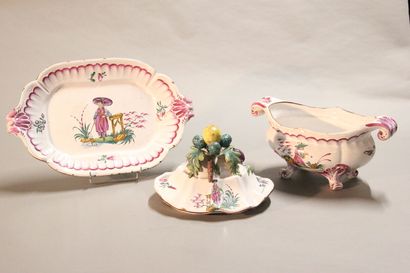 LUNEVILLE.

Covered tureen and its dormant...