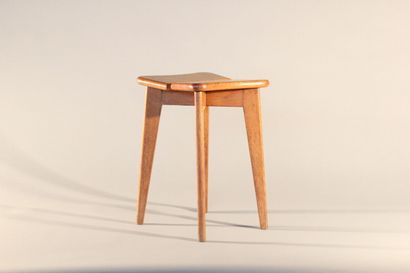 Marcel GASCOIN (1907 - 1986)

Oak stool 
