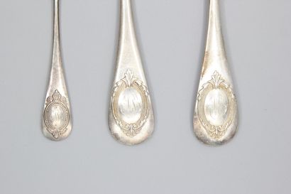Baguette pattern silver household, the birth...
