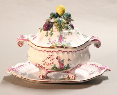 LUNEVILLE.

Covered tureen and its dormant...