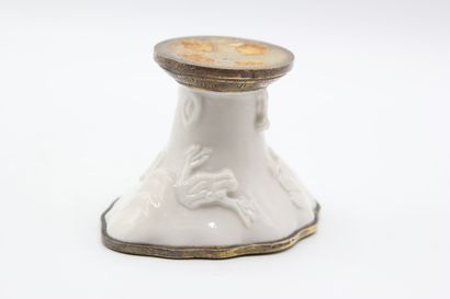 CHINA and Gustave KELLER.

Cup mounted in...