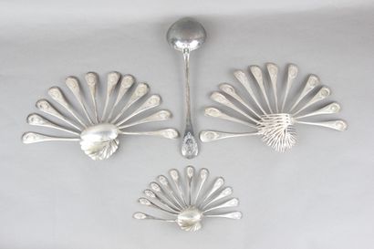 Baguette pattern silver household, the birth...