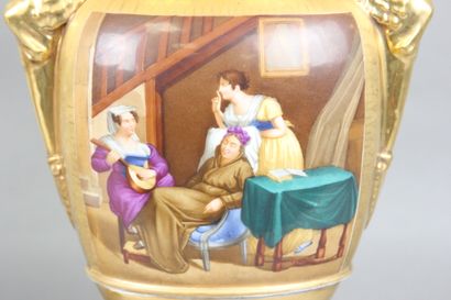 Pair of polychrome porcelain vases

Painted...