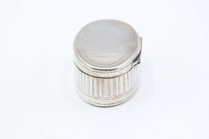 Rare silver snuffbox.

Inside in vermeil...
