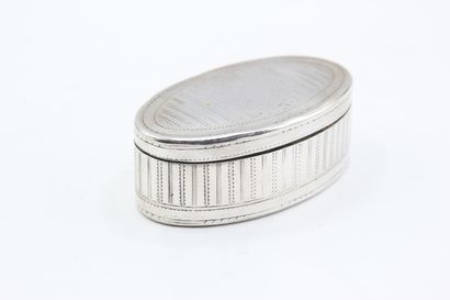Rare silver snuffbox.

Inside in vermeil...