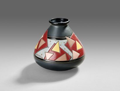 MONTIERES,Amiens

Vase of piriform form out...