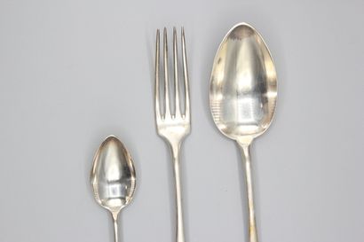 Baguette pattern silver household, the birth...