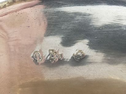 Rare silver snuffbox.

Inside in vermeil...
