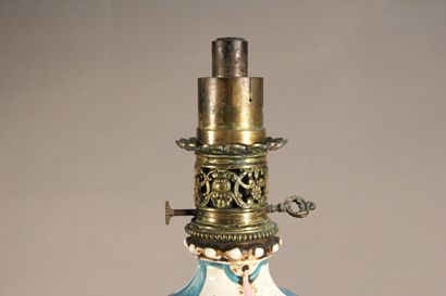 Important pair of baluster vases mounted...