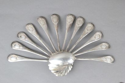 Baguette pattern silver household, the birth...