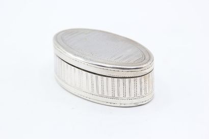 Rare silver snuffbox.

Inside in vermeil...