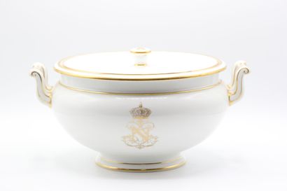 SEVRES, service of the Emperor Napoleon III.

Soup...