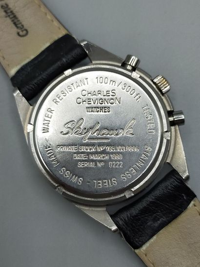 Charles CHEVIGNON.

Chronograph bracelet...