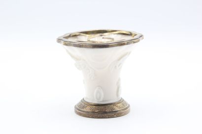 CHINA and Gustave KELLER.

Cup mounted in...