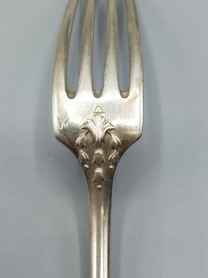 Baguette pattern silver household, the birth...