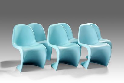 Verner PANTON (1926-1998)

Suite of six chairs...