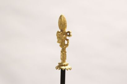 Pretty lamp bouillotte out of gilded and...