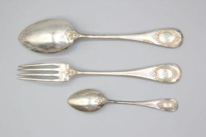 Baguette pattern silver household, the birth...