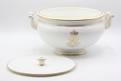 SEVRES, service of the Emperor Napoleon III.

Soup...