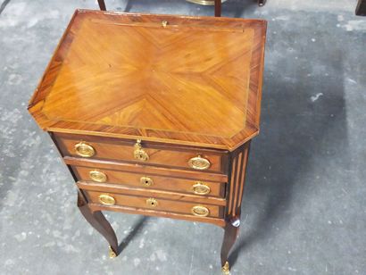 Living room table, all faces in rosewood...