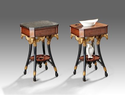 Mahogany and mahogany veneer dressing table.

Opens...