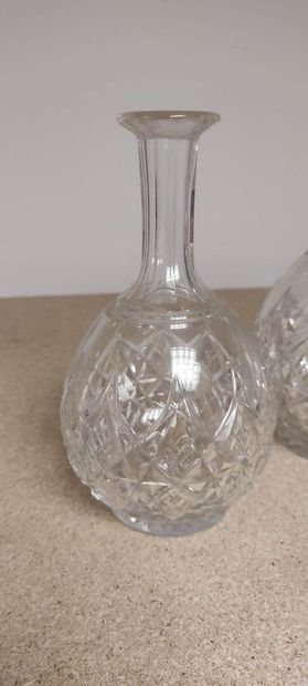 BACCARAT

Part of drink service in cut crystal...