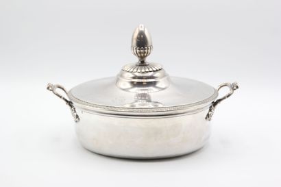 Silver covered broth.

The lid and the body...