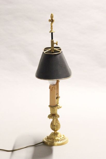 Pretty lamp bouillotte out of gilded and...